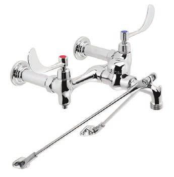 construction SC-5811 SC-5811-RCP A-5H A-CK Service sink faucet with cross handles SC-5811 with rough chrome plated 5ft.