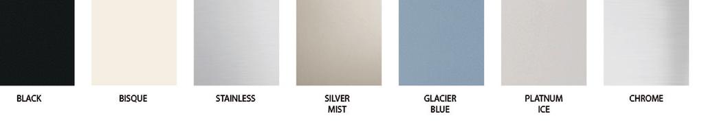 in: Signature Features Stainless (S) Silver Mist (M) White (W) Black (B) Bisque (Q) Quiet Dishwasher