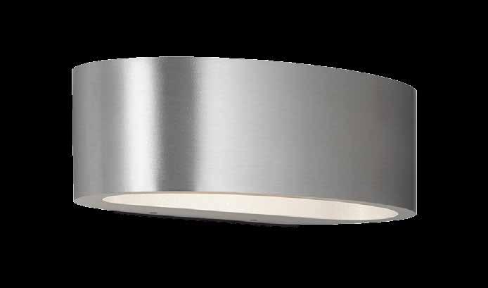 MIKA EXTERIOR UP/DOWN LIGHT (7W) The Mika outdoor wall light features a modern design with smooth curved lines perfect for adding a contemporary look to