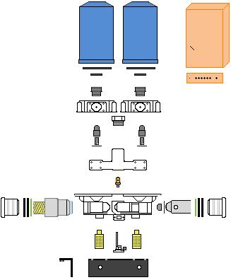 Schematic Dryer Components w/ PLC Represents one dryer within the dryer system ; A Q B C I, J H K L M F Internal to air dryer External to