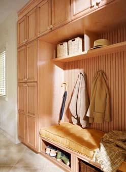 -4- Problem: Drop Off Areas Drop off areas are needed for hanging coats, bags and other daily personal items. The space should be accessible to the rest of the house and all of its occupants.