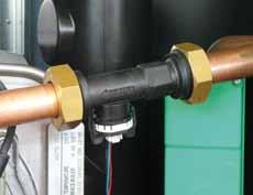 is equipped with a standard flow meter to guarantee a more accurate management of the