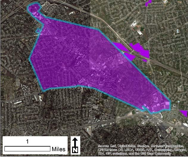 125 Urban Development Areas Falls Church UDA Needs Profile The City of Falls Church, located in the northern part of the Commonwealth, designated its entire city boundaries as an Urban Development