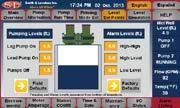 7cm) 65K-Color TFT LCD Touch Screen HMI Level Set Points Maintenance Log I/O Status Overview Spanish Language