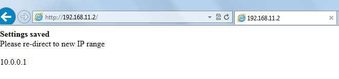 Web Browser (eg. Internet Explorer): Enter the default IP address of the unit into the search bar : 192.168.11.