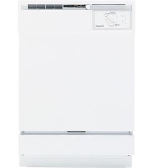 NREIA National Appliance Program - White Model#: HDA2100HWW Hotpoint Built-In Dishwasher Model#: GSD2100VWW GE Built-In Dishwasher 34 in X 25 3/4 in X 24 in Piranha hard food disposer - Grinds food