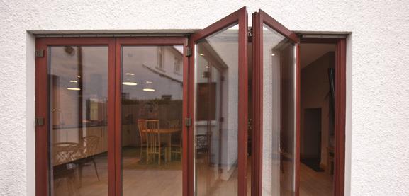 Through innovative design and full height glazing the Heron Joinery Bi Folding doors bring the outside, inside, whilst enhancing the flow of natural light entering the home with a clear 90%
