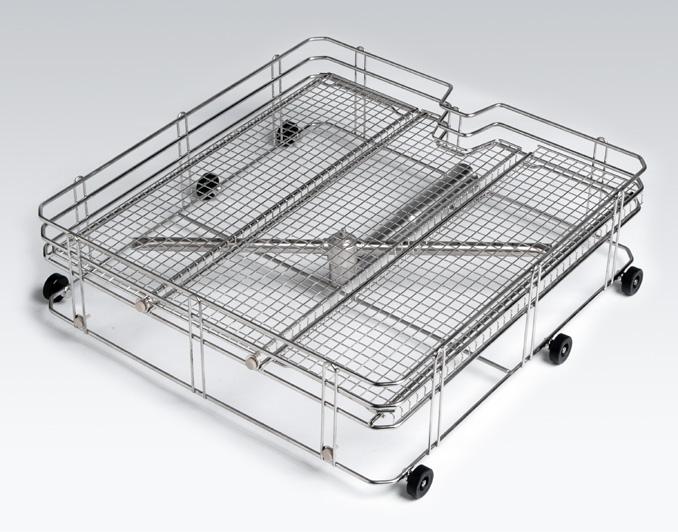 6 122 A wide variety of standard inventory baskets and injector racks are available to meet most needs.