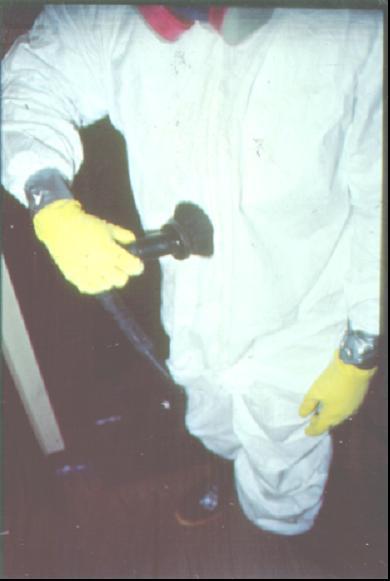 respirators. Generally, only the use of power tools on painted surfaces can create those exposures. This should be the rule of thumb for weatherization contractors.