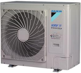 RXYSCQ-TV1 VRV IV S-series compact heat pump The most compact VRV Compact & lightweight single fan design makes the unit almost unnoticeable Covers all thermal needs of a building via a single point