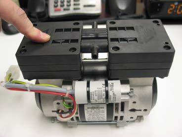 are replaced to secure the head units to the vacuum pump