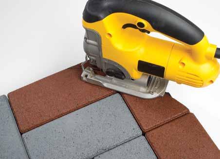Installation Instructions - All Applications 3 CUTTING INDIVIDUAL GRIDS AND PAVERS Pavers can be cut to any shape using a jigsaw or miter saw, and a low tooth count wood ripping blade.