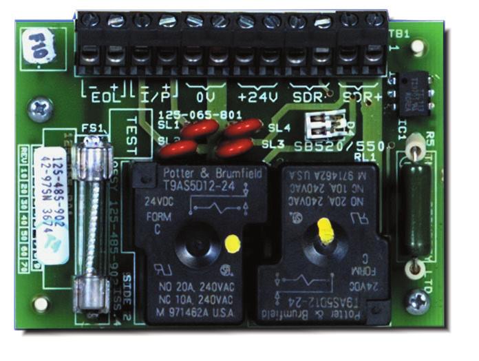 SNM800 Sounder Notification Module The SNM800 is a remote addressable sounder circuit output device capable of switching sounder and speaker circuits up to 2A @ 24V d.c. or provide a monitored output facility for other applications.