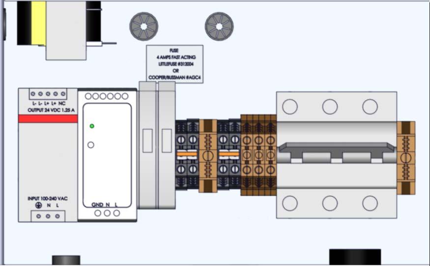 Remove the front panel to access the Power Box, which is mounted in the upper right corner of the unit as shown in Figure 2-11.