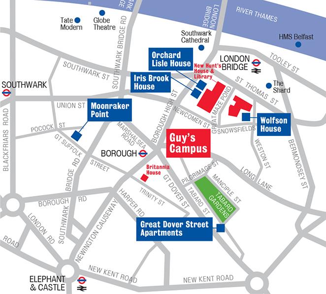 Campus Map LIMITED PARKING ON CAMPUS PAY AND DISPLAY CAR PARK: Weston Street, St Thomas Street and Snowsfield NCP pubic car park : Snowsfield (within 10 minute walk from the campus) Nearest Rail :