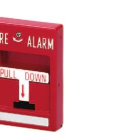 Stations mount on 4 square single gang electrical boxes. Die-cast body is painted red. eat Detectors Surface mount FM approved UL listed Description Initiating Coverage (Sq. Ft.