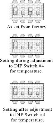 Changing this setting is done at your own risk. DO NOT alter the #4 DIP Switch if the setting of up to 140 F (60 C) is not required.
