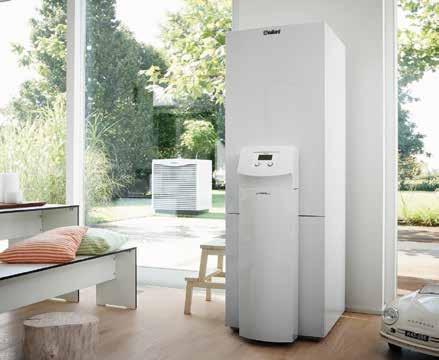 Environmental heat Modern technology from Vaillant A heat pump operates in a cycle in which a refrigerant with a very low boiling point circulates and constantly undergoes the four steps of the cycle.
