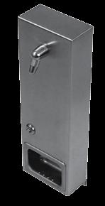 SERIES Single station surface mounted shower Constructed of heavy gauge stainless steel Barrier-free stations available (optional) Multiple valve options Multiple
