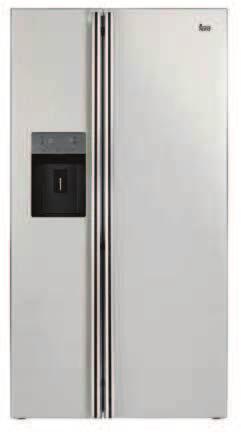REFRIGERATORS 194 195 REFRIGERATORS NFE 900 X NFE3 650 X A 15H 455 H 1825 mm W 920 mm D 765 mm Full No Frost side by side refrigerator Touch control panel LCD display Fingerprint proof stainless