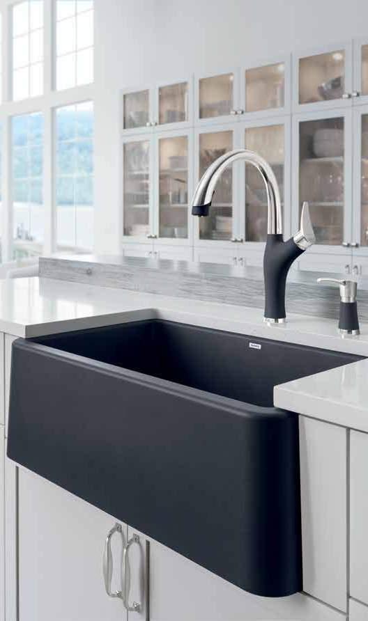 Beauty and design defined. BLANCO Faucets. In sync with SILGRANIT colours.