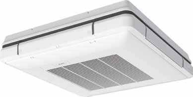 FUQ-C + RZQG-L9V1/L(8)Y1 4-way blow ceiling suspended unit Unique Daikin unit for high rooms with no false ceilings nor free floor space Combination with Seasonal Smart ensures best in class quality,