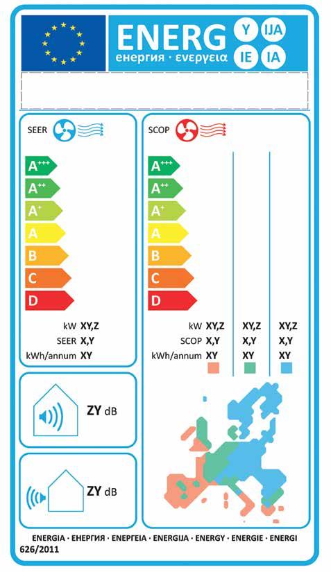 Europe's New Energy Label Labelling to encourage intelligent choices To enable consumers to compare and make purchasing decisions based on uniform labelling criteria, Europe has introduced energy