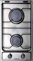 ignition under each knob dishwasher safe trivets  27.0 MJ/h or LPG 27.