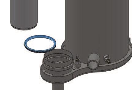 Ensure the gasket remains seated in the heat exchanger adapter. Secure the entire top jacket panel to the side panels with the original screws.