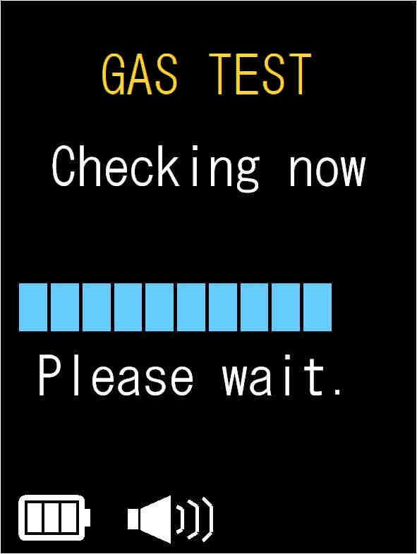 5.6 Gas test by customer If you set the 1.Enable on the 8.