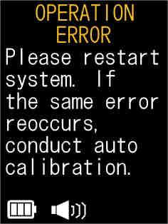 6. Error Messages 6.1 Explanation of Errors and Measures When OPERATION ERROR is displayed 1. Switch off the power of the product. 2.