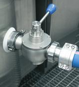 water filling and measuring without supervision, manual filling with push button litres continuously on