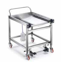 CSK12 MULTIFUNCTION WASHING TROLLEY UP TO 4 LEVELS Multifunction washing trolley which allows to combine general instruments washing and direct injection system for MIC instruments (2 levels