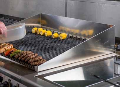 With features such as high-power burners offering fast heat-up times and fryers with built in filtration to extend oil life, functionality is at the heart of F900 design.