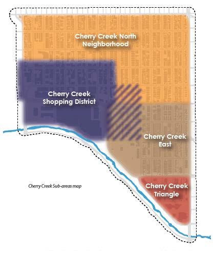 Page 16 Further, the Plan recommends utilizing urban design strategies to create appropriate transitions inbuilding heights and uses Several key areas exist in Cherry Creek where areas of change sit