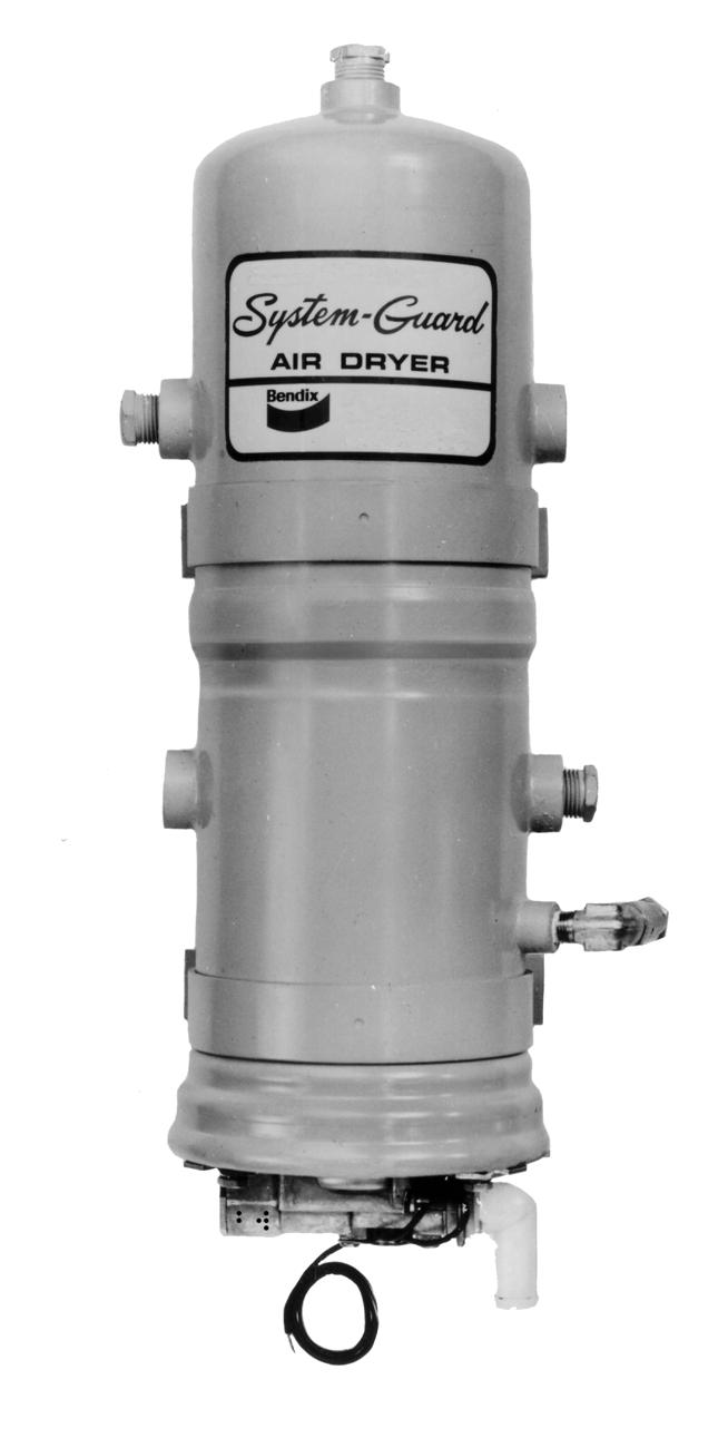 SD-08-2403 Bendix AD-1 and AD-2 Air Dryers AD-1 AIR DRYER AD-2 AIR DRYER FIGURE 1 The air dryer collects and removes moisture and contaminants before the air reaches the first reservoir.
