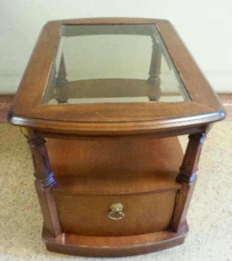 Table End table, rectangle with