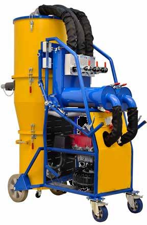 SUPERVAK 250 Propane Propane Industrial Dust Extractor The propane engine makes Klindex Supervak 250 industrial