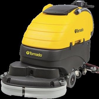 BD 28/20 LARGE WALK-BEHIND AUTO SCRUBBERS World-class scrubber delivering superior productivity and durablity Tornado s BD 28/20 walk-behind scrubber offers world class scrubbing with a narrow