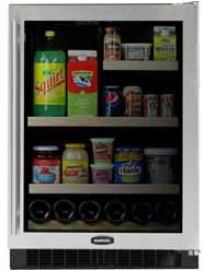 We ve designed a shelving configuration that provides unmatched storage capacity and flexibility. Our 24" Glass Door Refrigerator is our most popular model.