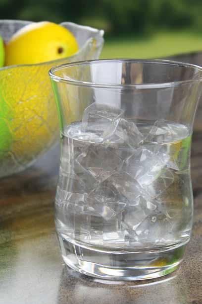 ICE MACHINES Simply freezing water will also freeze impurities, altering the taste of any beverage it touches.