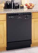 Nautilus Convertible Dishwashers These models include New PowerScrub Wash System Pots & Pans cycle Normal Wash cycle Short Wash cycle (on dial) Plate Warmer cycle (on dial)