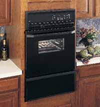 Standard clean oven Variable broil Delay Bake option with Cook & Hold Built-In Single Ovens: 24" Gas These models include Fits most 24" cabinets SmartSet