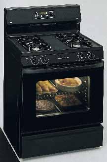 Self-Cleaning: Sealed Burners These models include Extra-large self-cleaning oven Six embossed rack positions QuickSet oven controls Sealed burners Electronic pilotless ignition One-piece, upswept