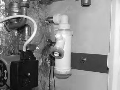 6.6. Condensate Trap Grant Vortex Eco Wall-hung boilers are supplied with a factory-fitted condensate trap to provide the required 75mm water seal in the condensate discharge pipe from the boiler.