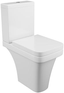 PS00125 Rivelin Fully Cloaked Pan, Cistern & Seat With top fix quick release wrapover seat & pan