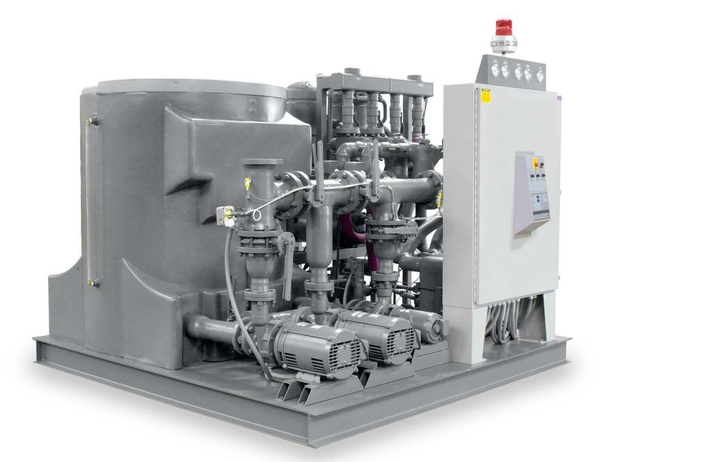 Typical Water-Cooled Condenser Connections TI-60W shown with optional standby pump and manifold. 2.5 AIR-COOLED CONDENSER (TI-A MODELS) A.