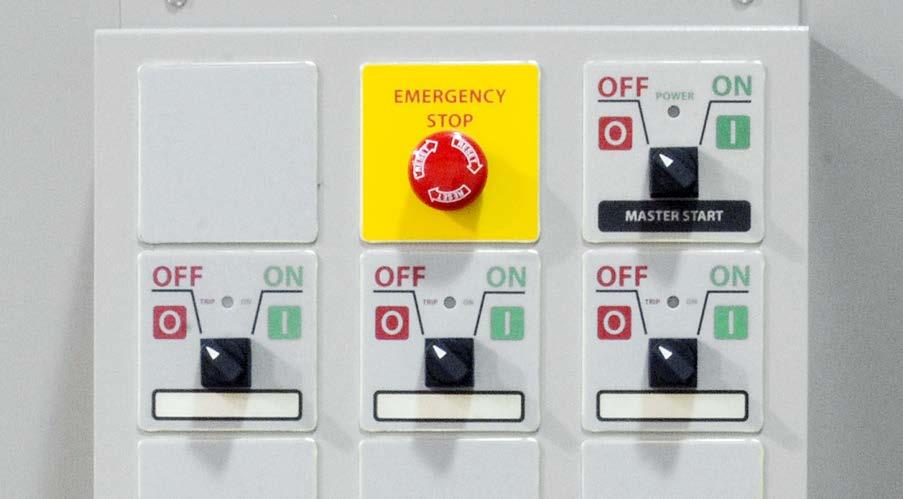 3.3 OPERATOR CONTROLS A. Depending on the unit s standard and option configuration, the number of switches and buttons maybe different than shown below.