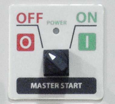 There is 3 operations in this single control: Emergency Stop a. On / Off switch. Turn On to activate the pump and Off to deactivate. b. Running Light.