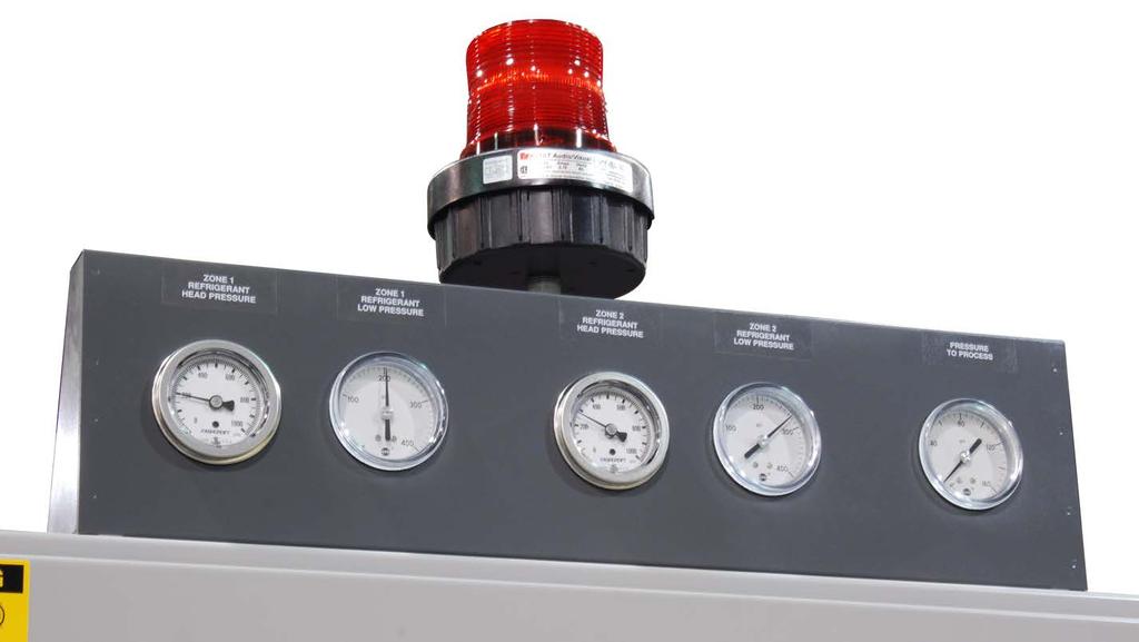 gauge Alarm Beacon Variable Speed Drive (Not on all models) Flow Switch High Pressure Limit (Per